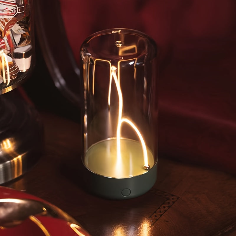 Magnetic Lamp with Adjustable Brightness, Portable USB Rechargeable