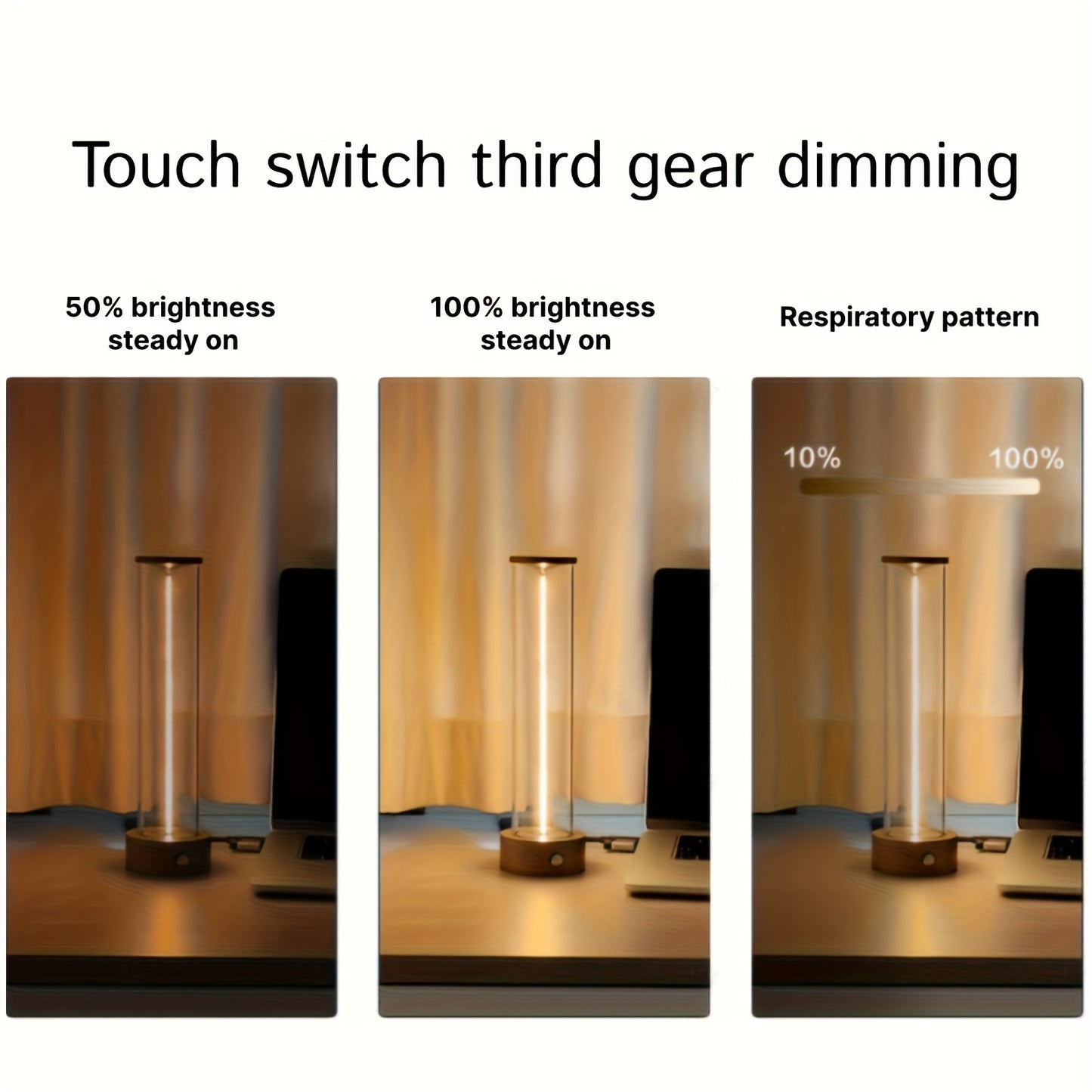 Versatile LED Magnetic Table Lamp with 3 Brightness Levels