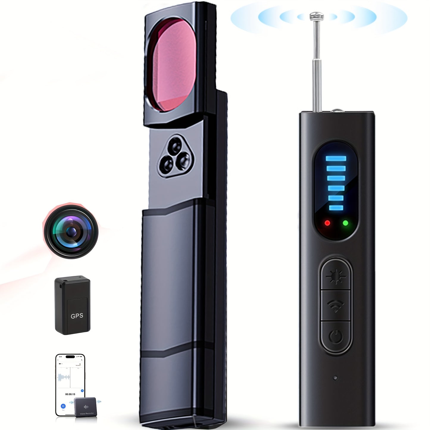 Hidden Camera Detectors, Portable Camera Detectors, Anti-Spy Camera Detector, Privacy Protector