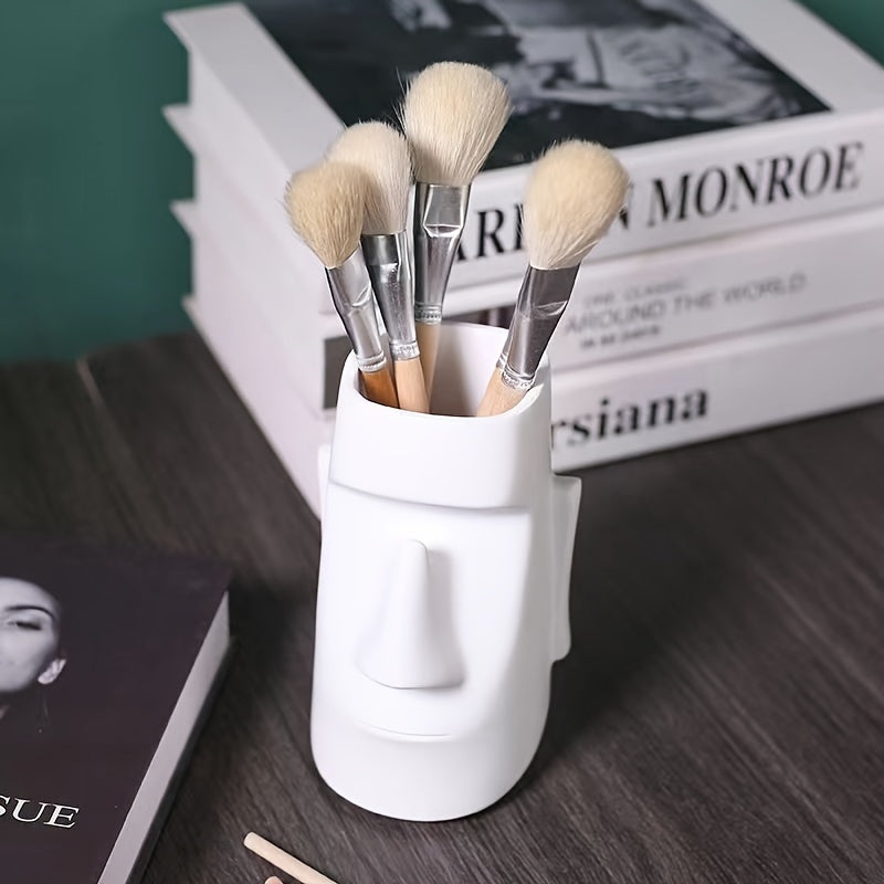 Easter Island Moai Statue Pen Holder