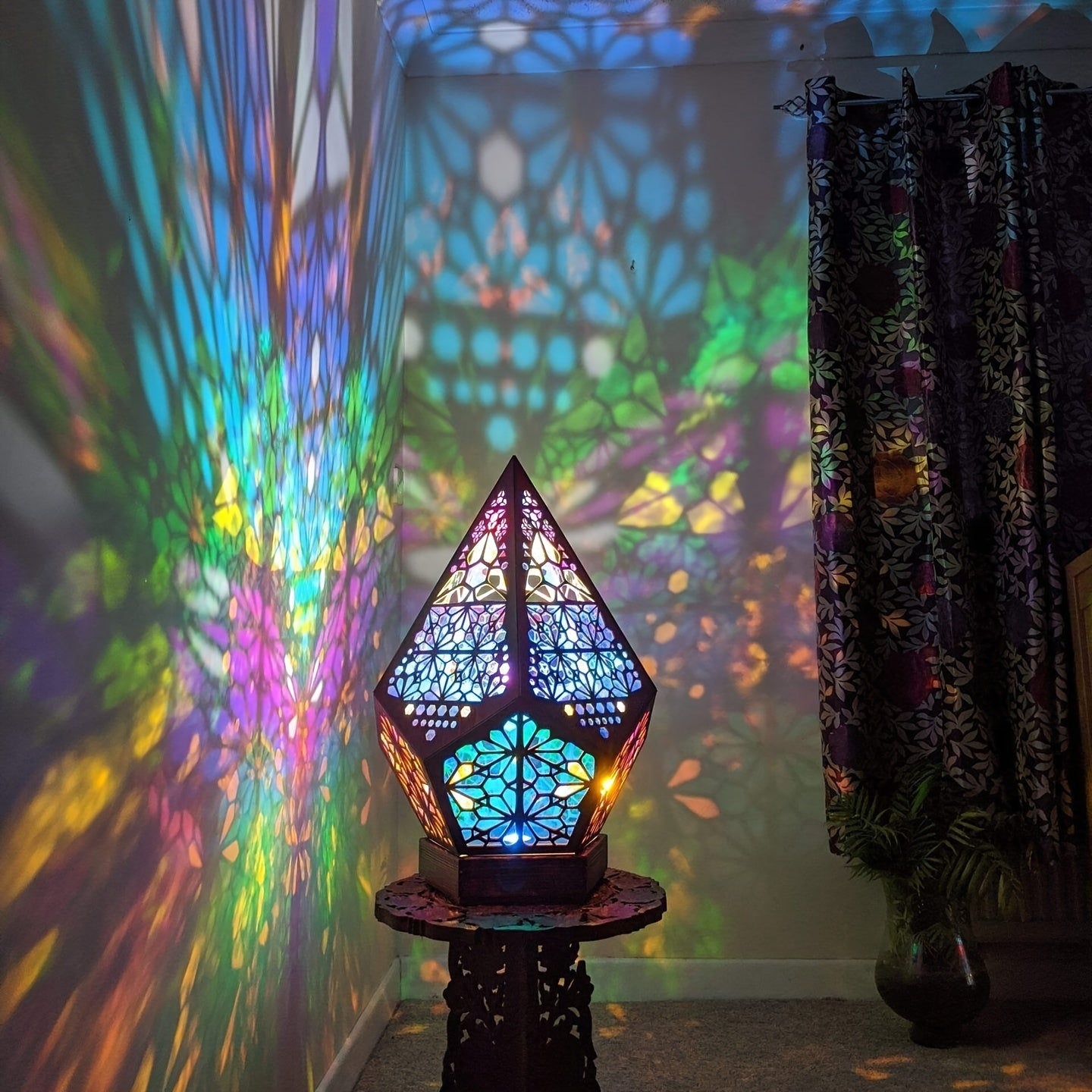 Bohemian Starry Night Projector Lamp, USB Powered