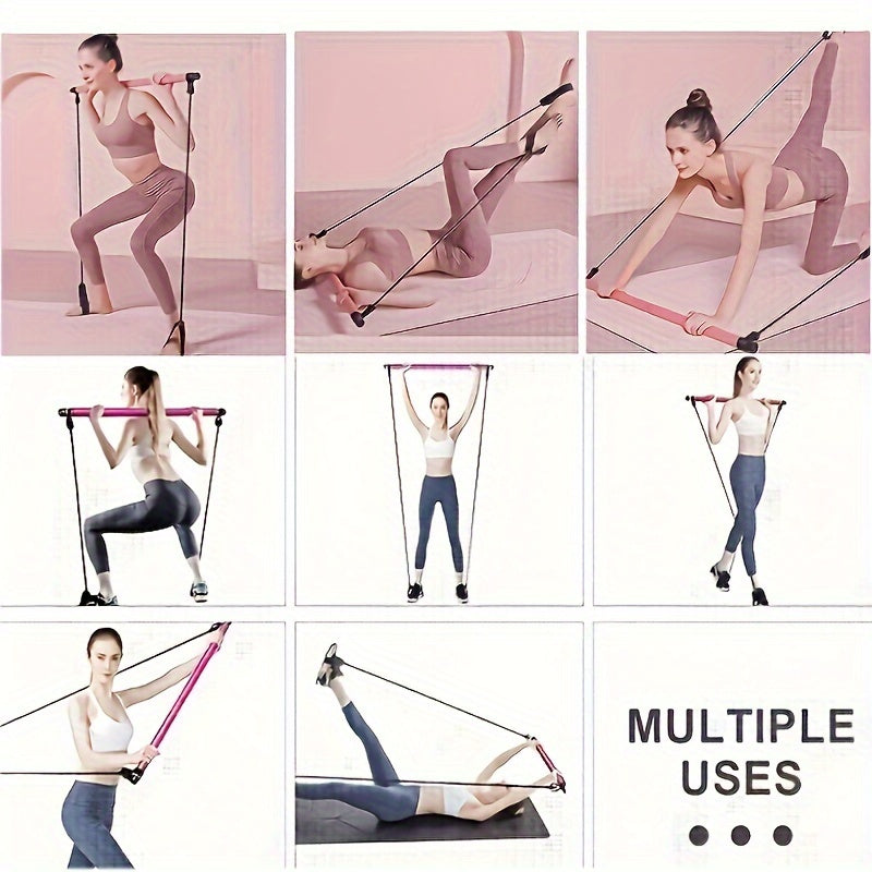 Multifunctional Pilates Bar Kit Suitable for Everyone, Fitness Enthusiasts