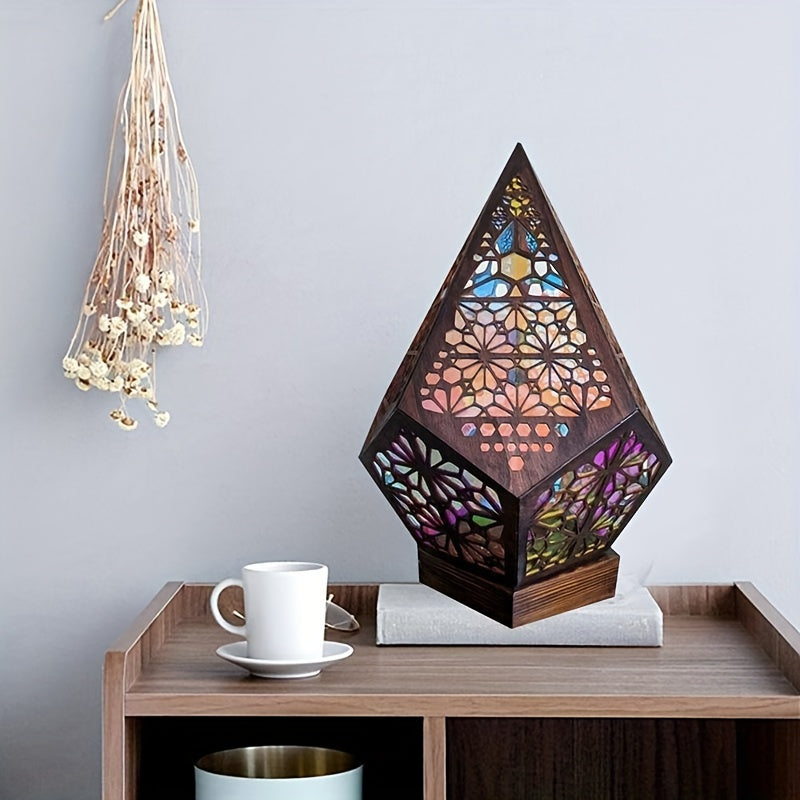 Bohemian Starry Night Projector Lamp, USB Powered