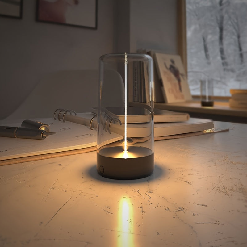 Magnetic Lamp with Adjustable Brightness, Portable USB Rechargeable