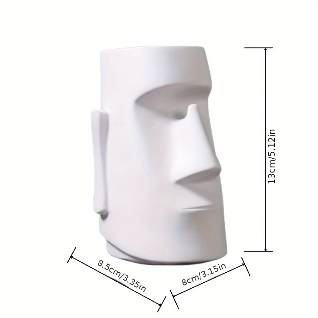Easter Island Moai Statue Pen Holder