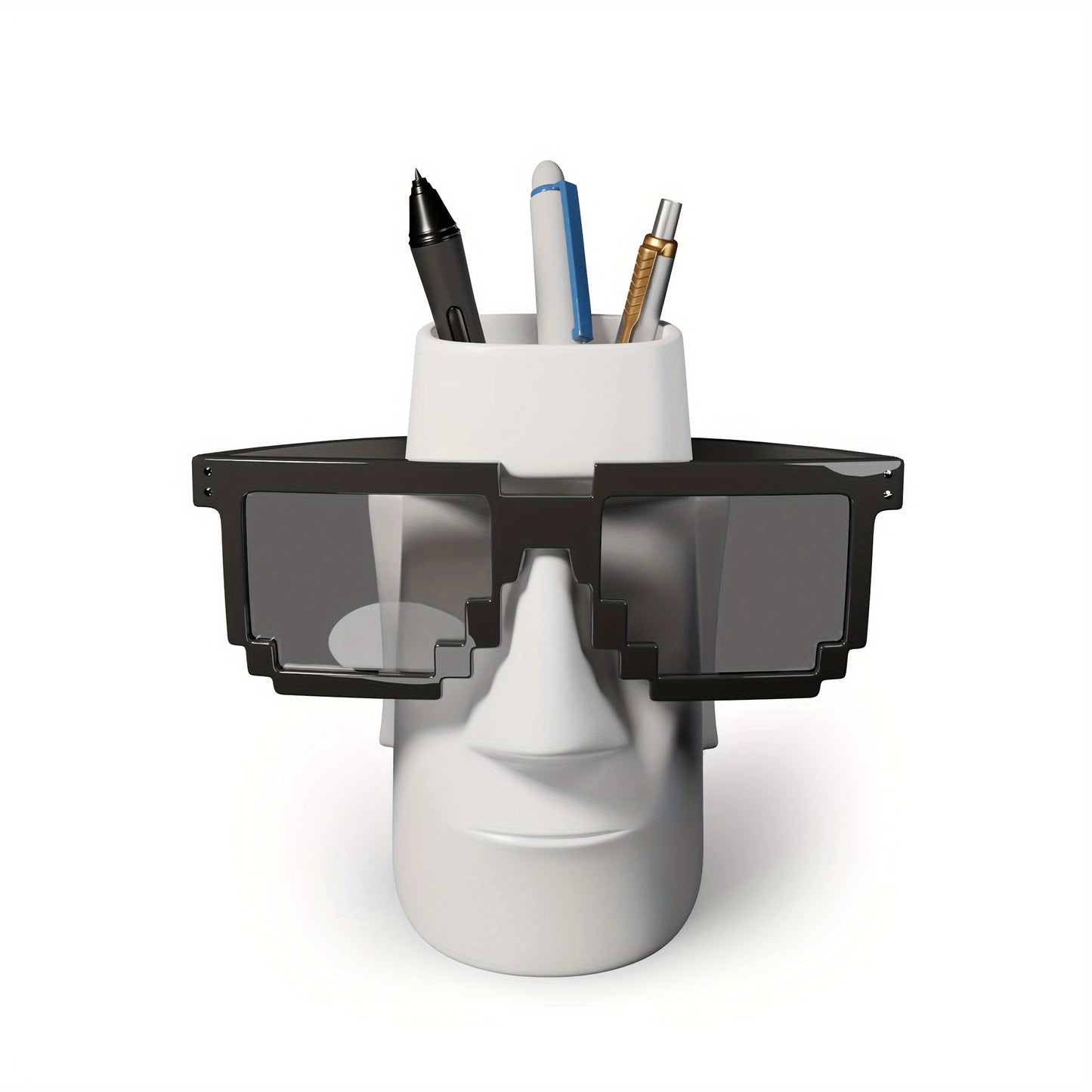 Easter Island Moai Statue Pen Holder