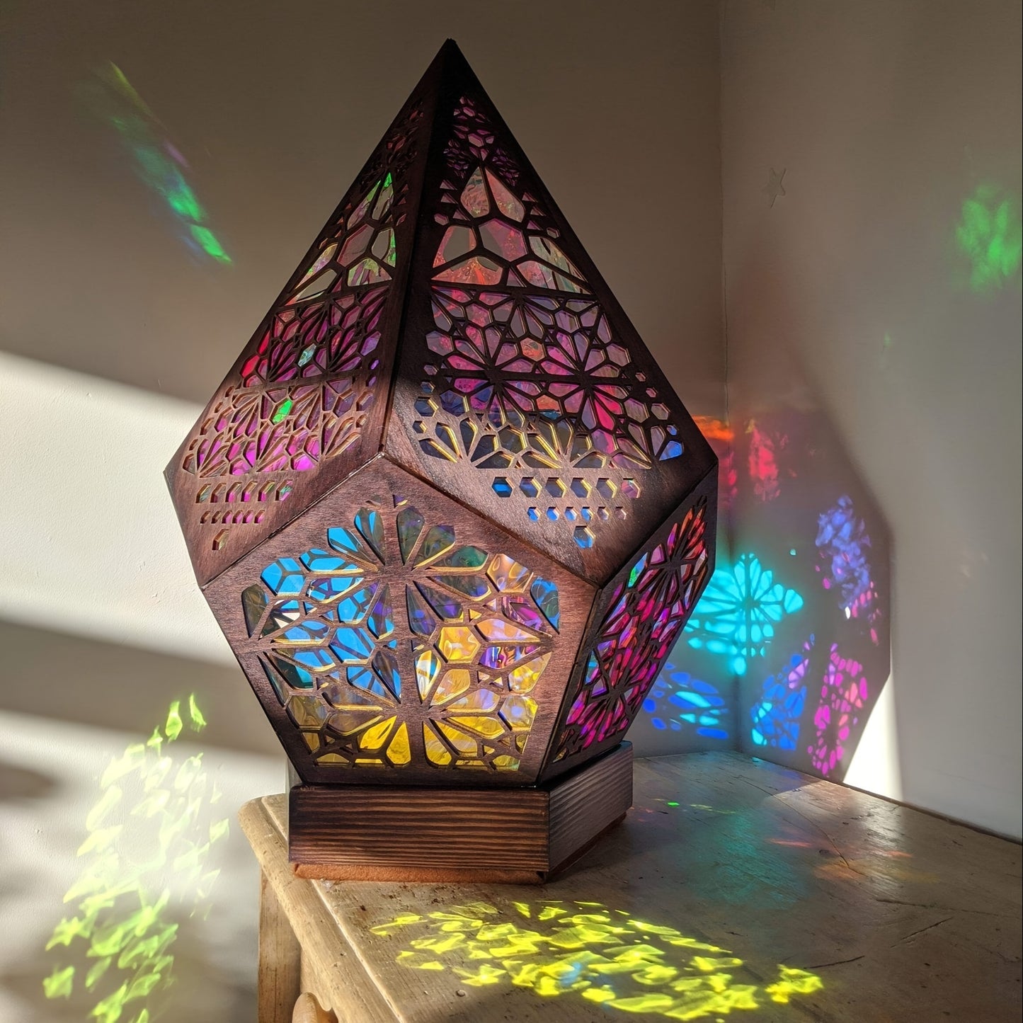 Bohemian Starry Night Projector Lamp, USB Powered