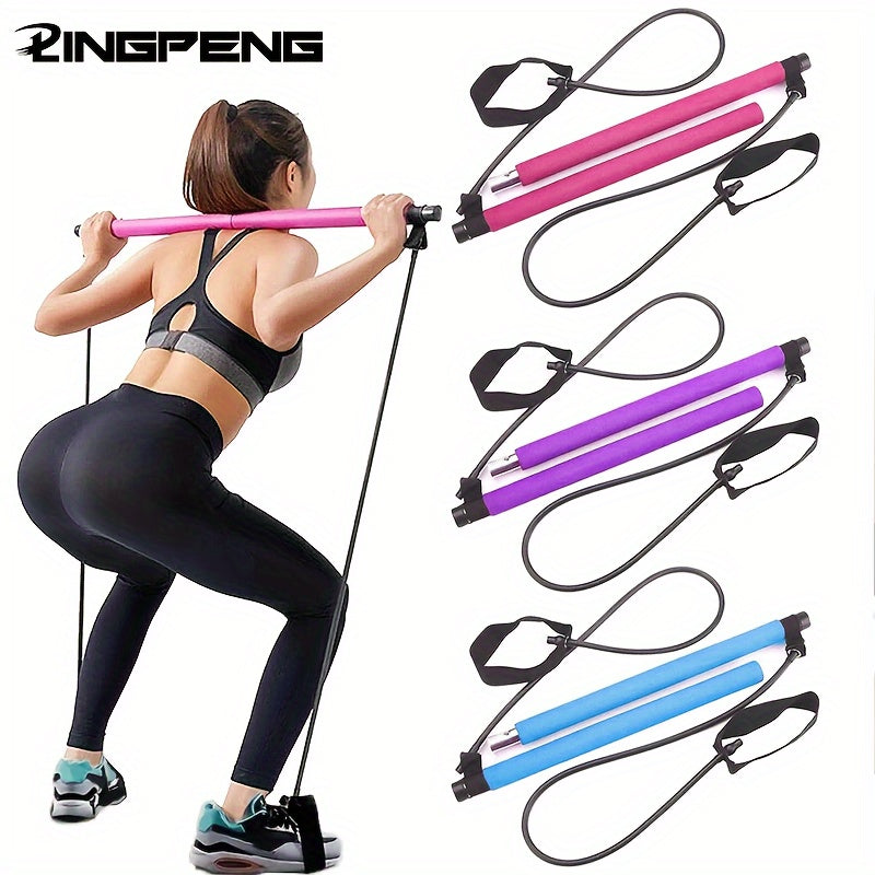 Multifunctional Pilates Bar Kit Suitable for Everyone, Fitness Enthusiasts